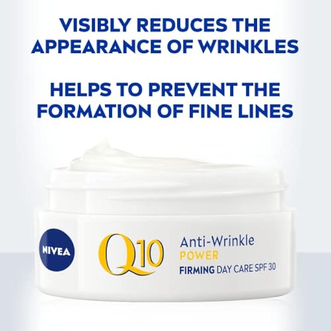 Nivea Q10 POWER ANTI-WRINKLE + FIRMING AGE SPOT DAY CREAM SPF30 (50ML), ANTI-AGEING FACE CREAM WITH CREATINE & Q10, REDUCES THE APPEARANCE OF WRINKLES - Image 2